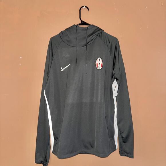 Nike Men's Bayside FC Soccer Hoodie Gray - Size XL - Picture 4 of 9